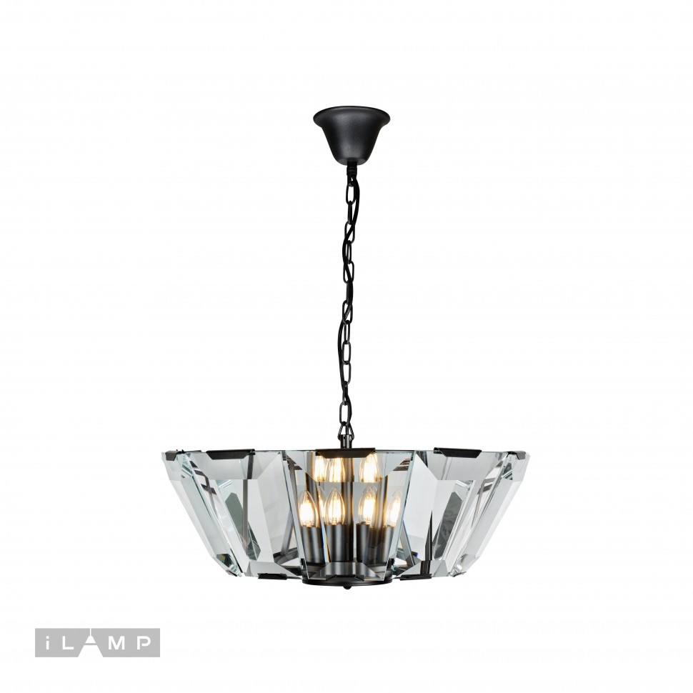 Подвесная люстра iLamp Panorama 6107-600 BK