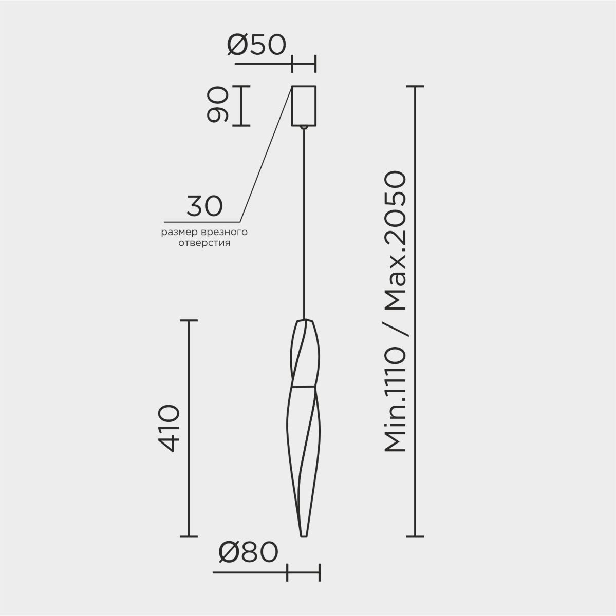 Подвесной светильник Modelux ML.88970.1 GD