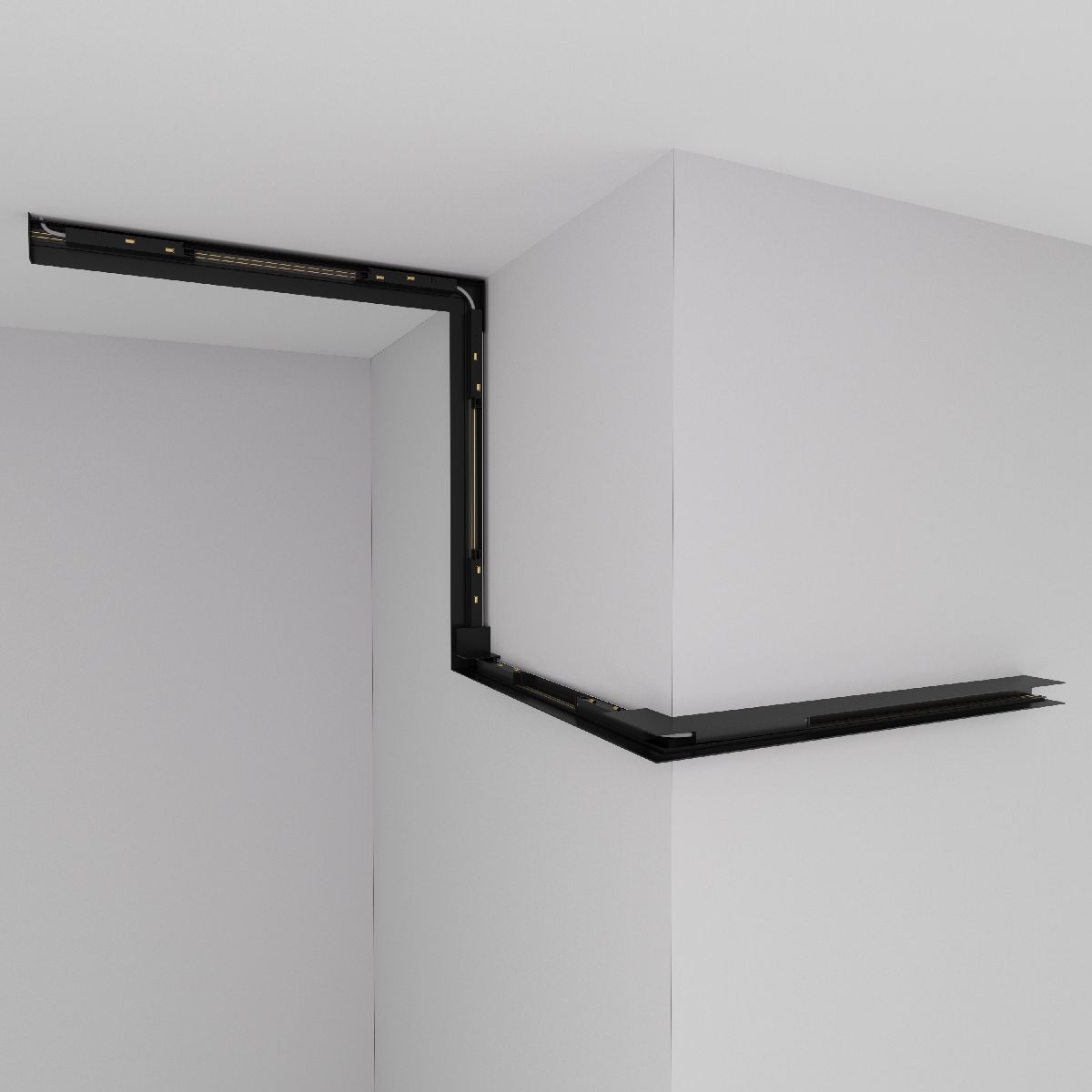 Внешний угол-соединитель для шинопровода Donolux Space-track System Outter corner CB