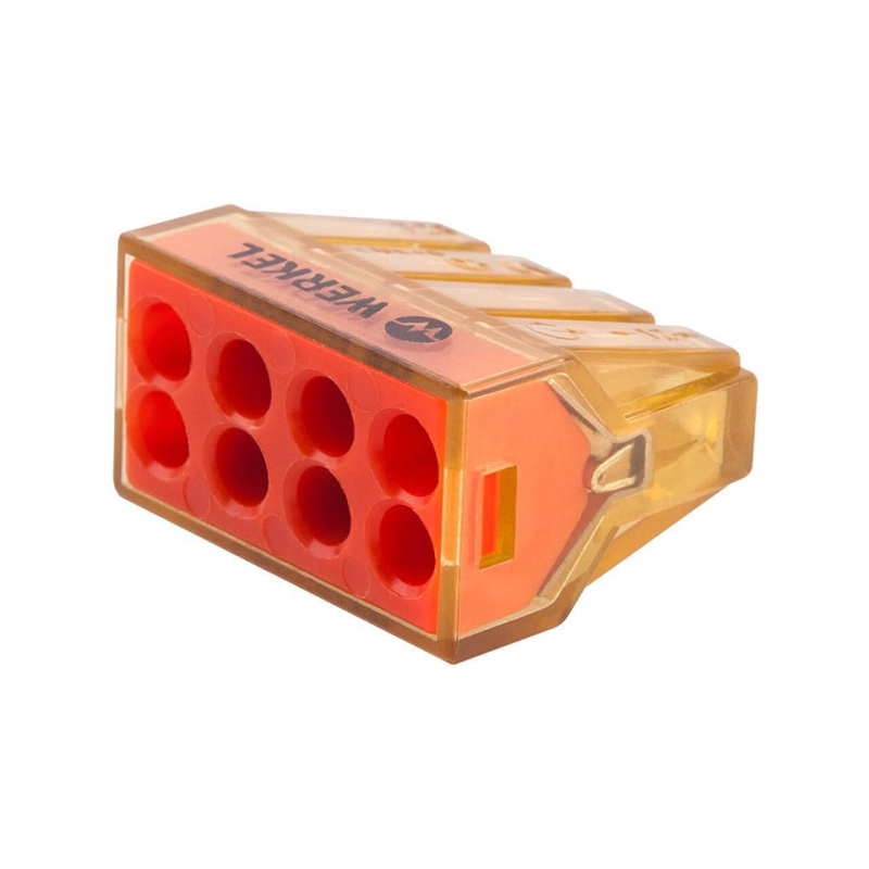 Клемма соединительная Werkel 8-проводная 5 шт TR-01-08 14690389107341