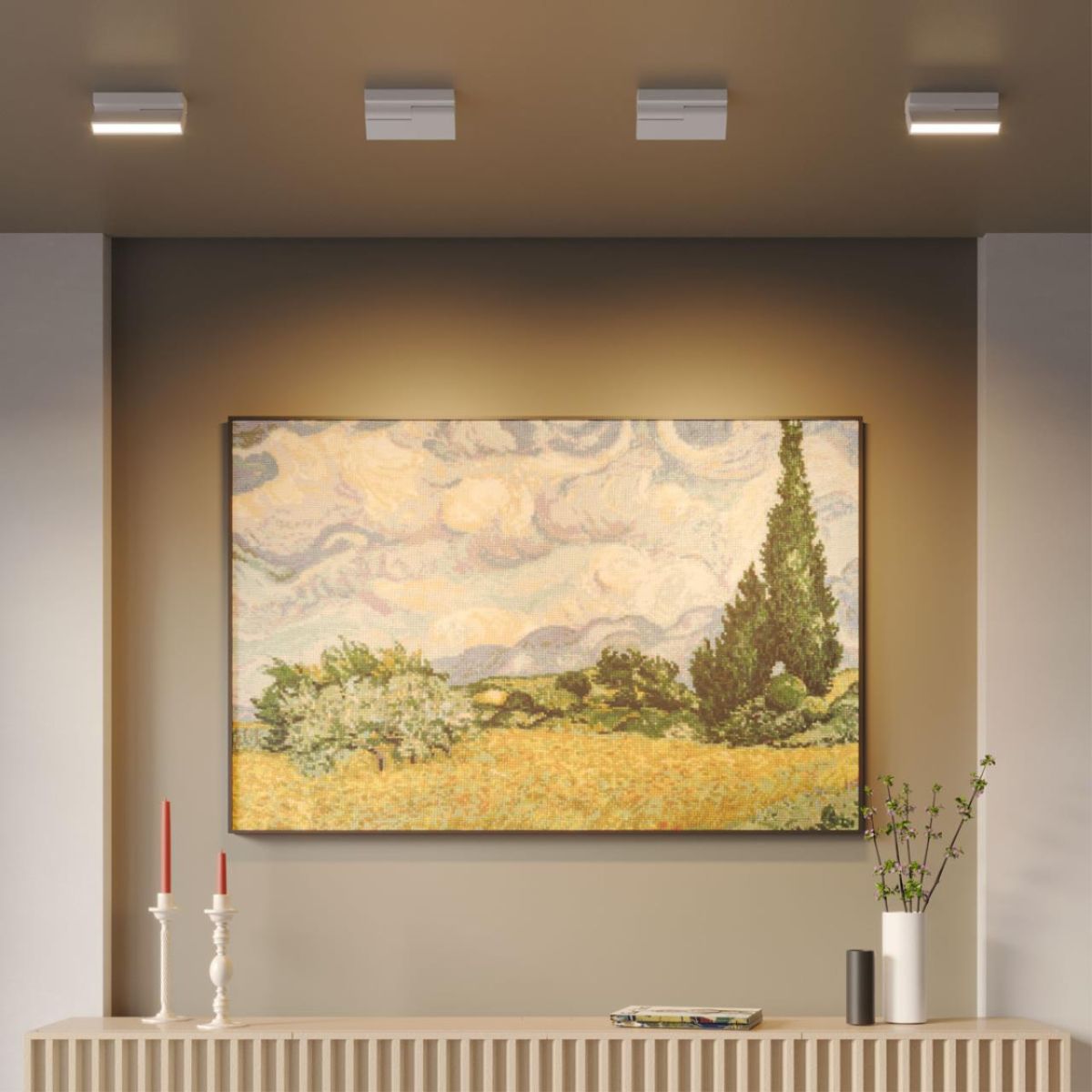 Накладной светильник с переключателем цв.температуры Novotech Over EOS 359768