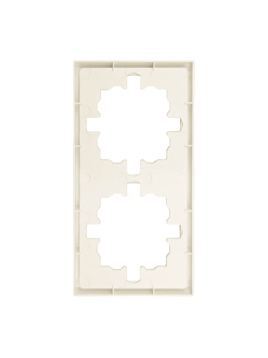 Рамка 2-ая б/вст слоновая кость Lezard Zima 704-9000-147