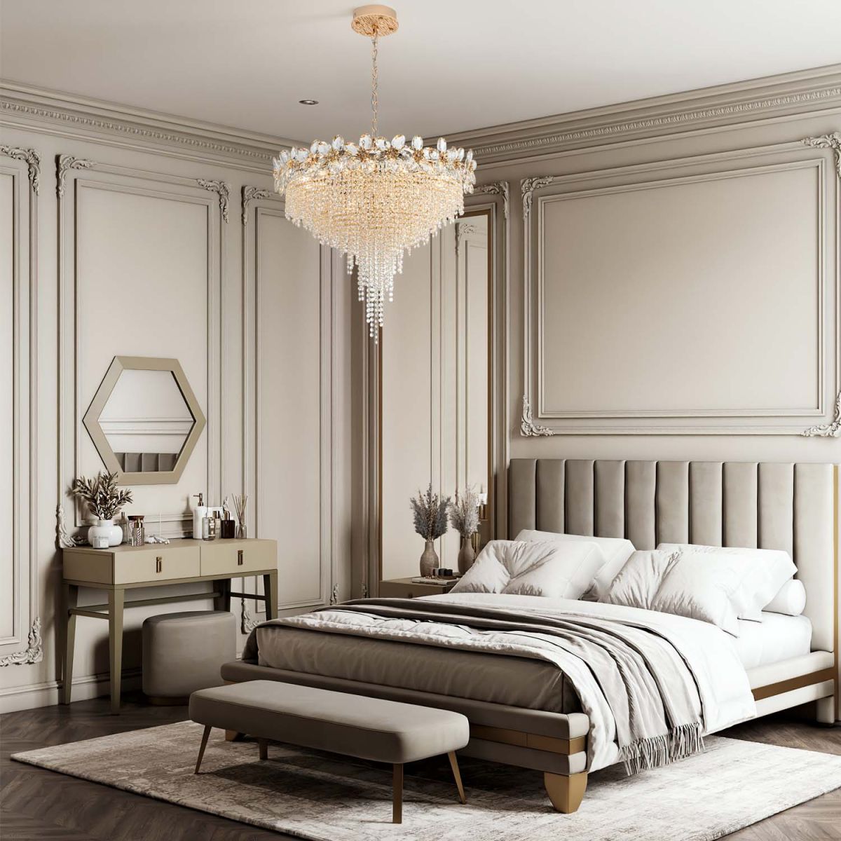 Подвесная люстра Modelux ML.9521.800 GD