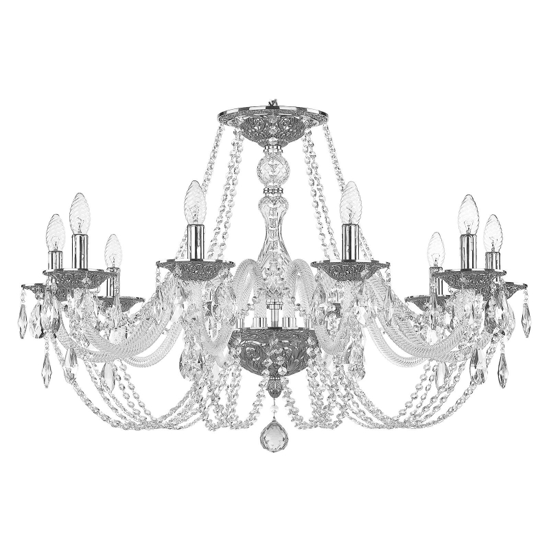 Подвесная люстра Bohemia Ivele Crystal 1601/10/300 Ni