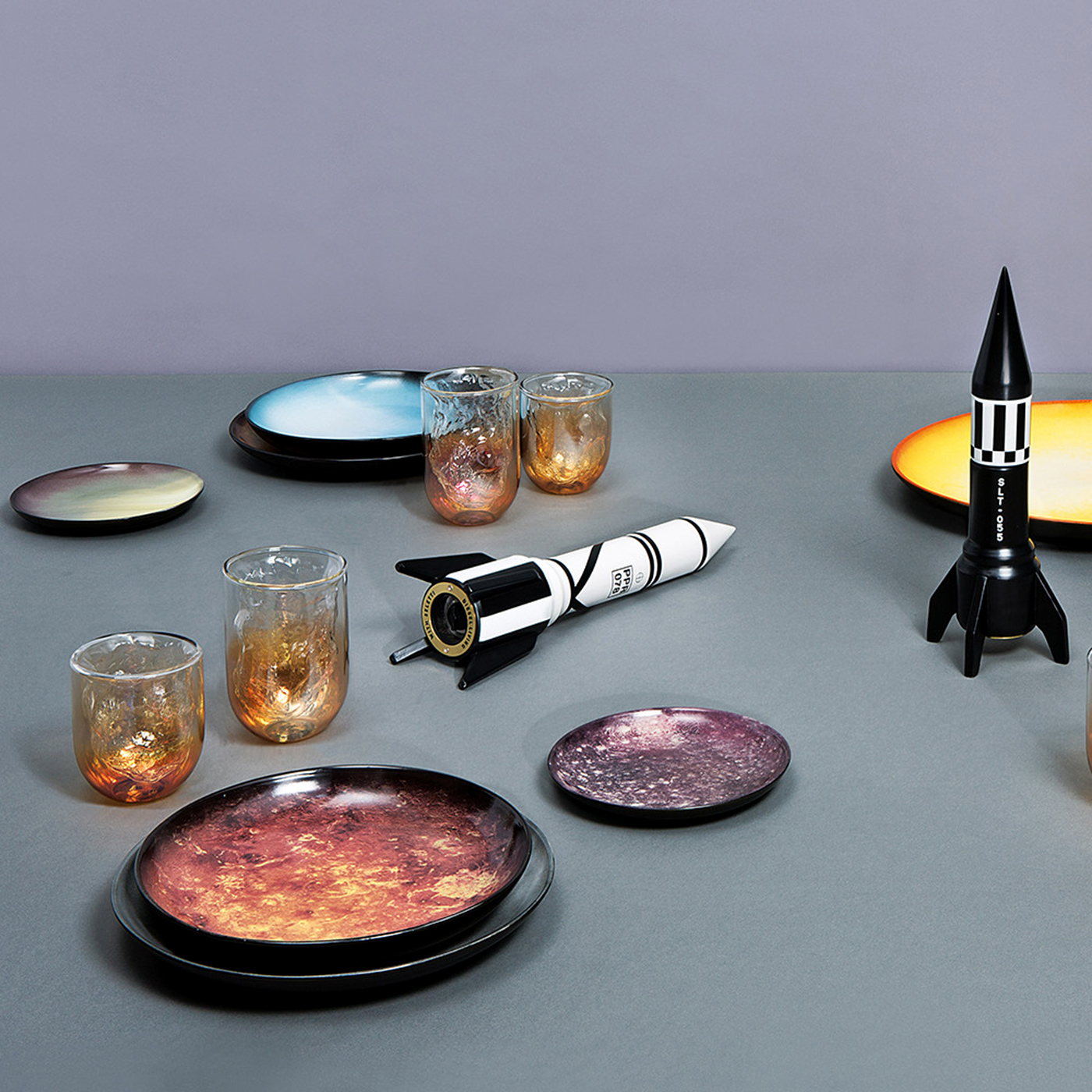 Десертная тарелка Saturn Seletti Cosmic Diner 10820 в Москве
