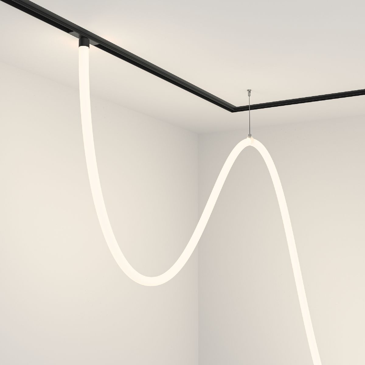 Трековый подвесной светильник Maytoni Tau TR101-2-100W4K-B