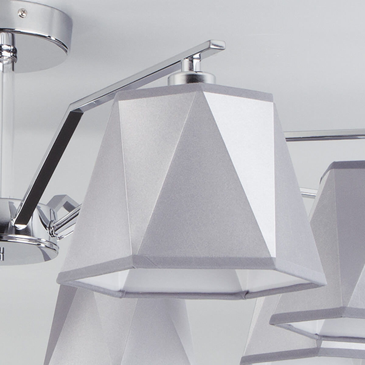 Потолочная люстра Eurosvet Corner 60076/5 хром