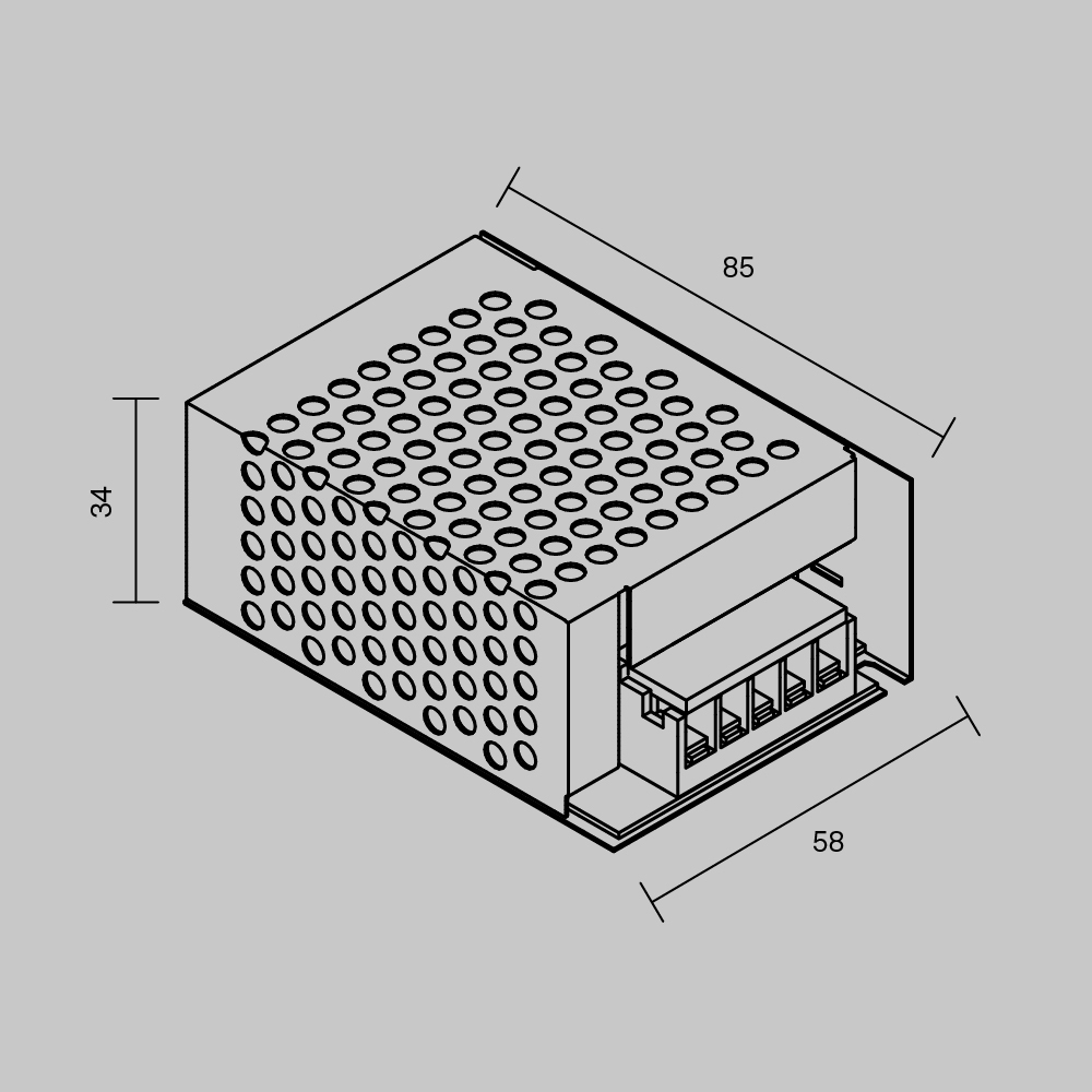 Блок питания Maytoni Led Strip PSL002 12В 24Вт IP20 811005