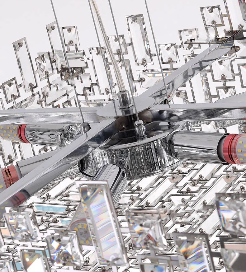 Подвесная люстра Delight Collection P7838-W50 chrome