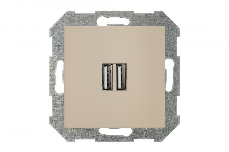 Розетка 2 usb Liregus Retro 29-117