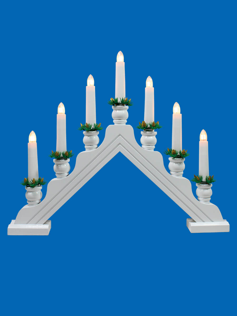 Фигурка «Новогодняя горка» Uniel (UL-00007389) UDL-L7301-007/SWA/WW White Bridge