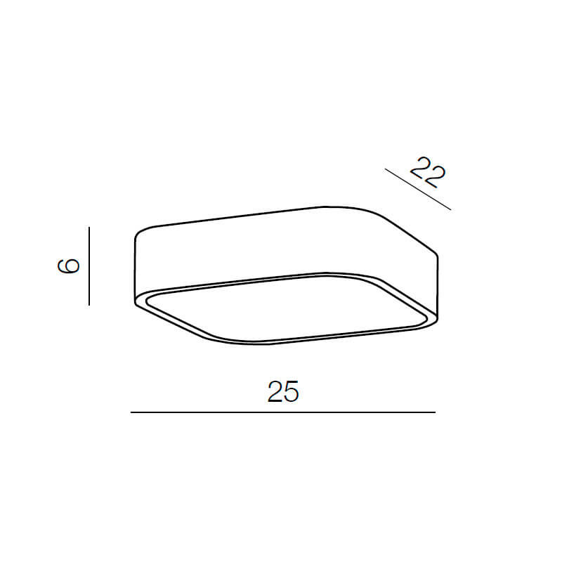 Накладной светильник Azzardo Lucie 25 AZ1308
