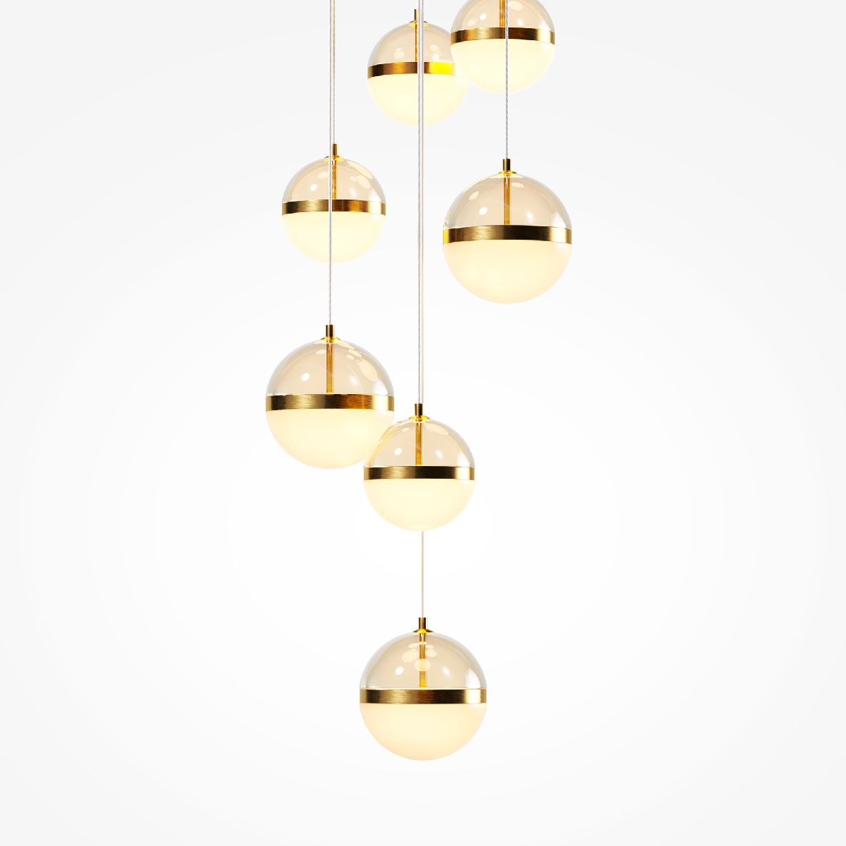 Каскадная люстра Maytoni Area MOD295PL-L120BBS3K