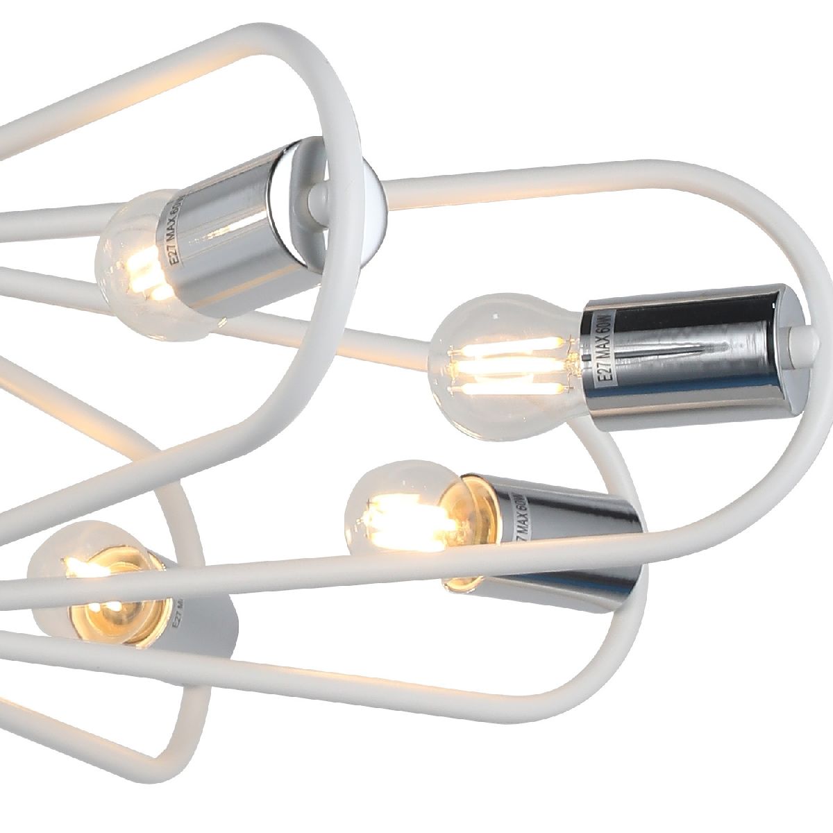 Люстра на штанге Illumico IL8253-8COU-79 WH CR