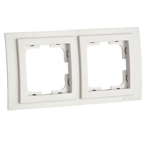 Рамка на 2 поста Mono Electric Larissa слоновая кость 103-010100-161