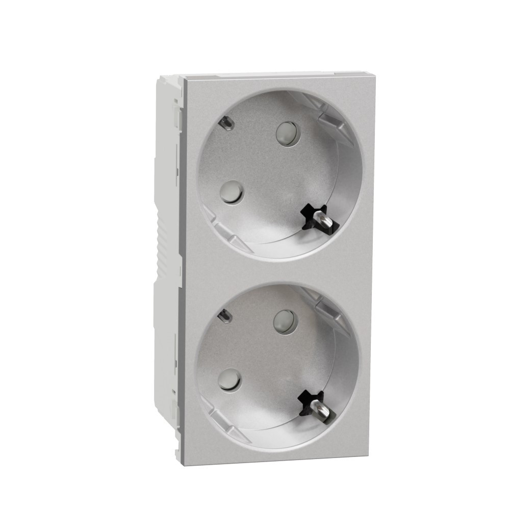 Розетка со шторками Schneider Electric Unica NU306630