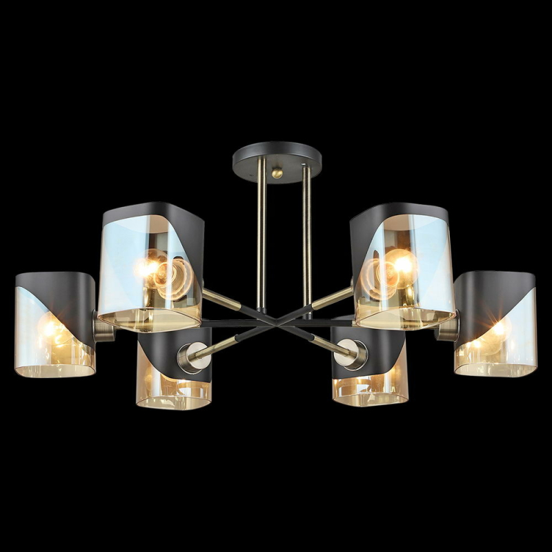 Люстра на штанге Reluce 05013-0.3-06 AB+BK