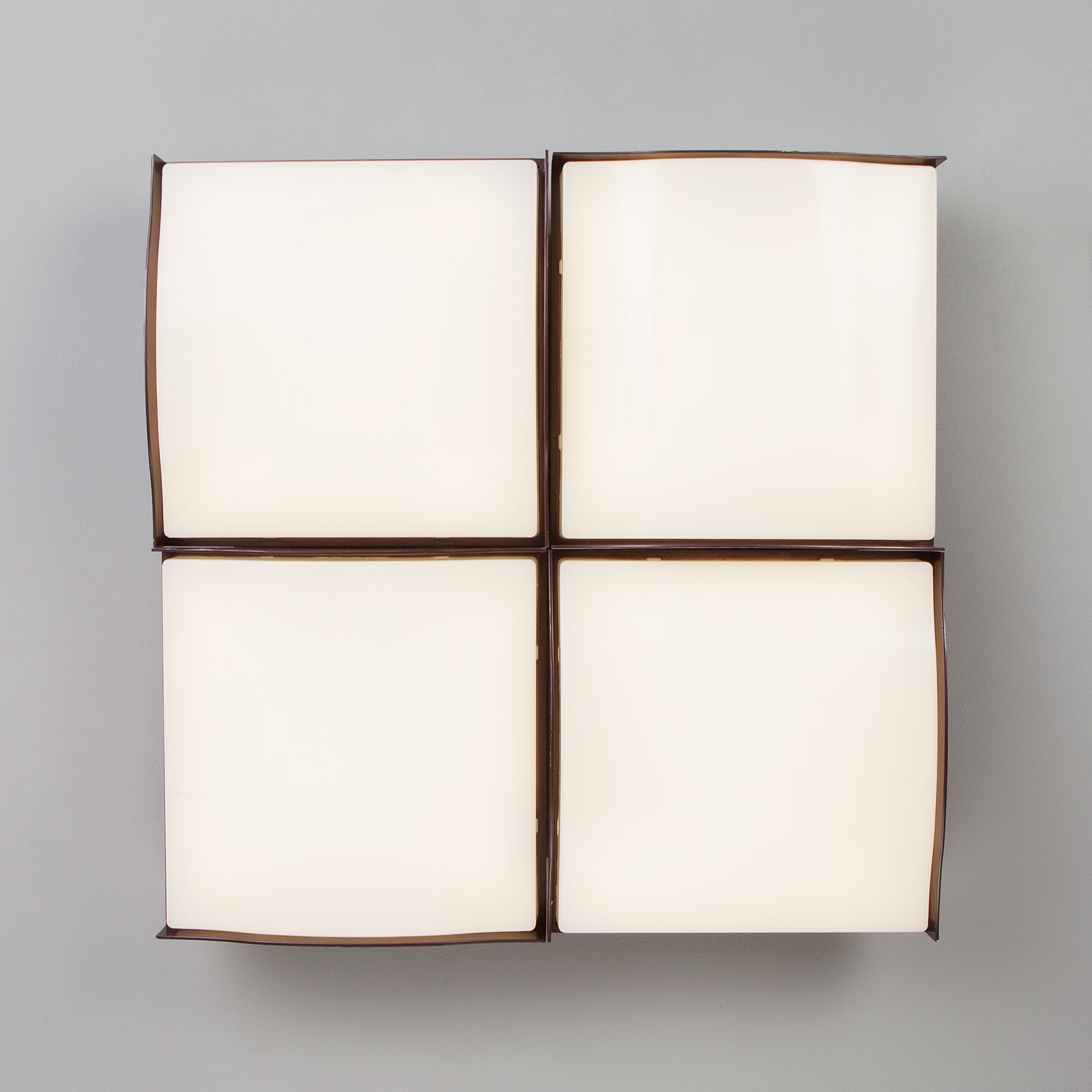 Потолочный светодиодный светильник Eurosvet Relief 90031/4 кофе