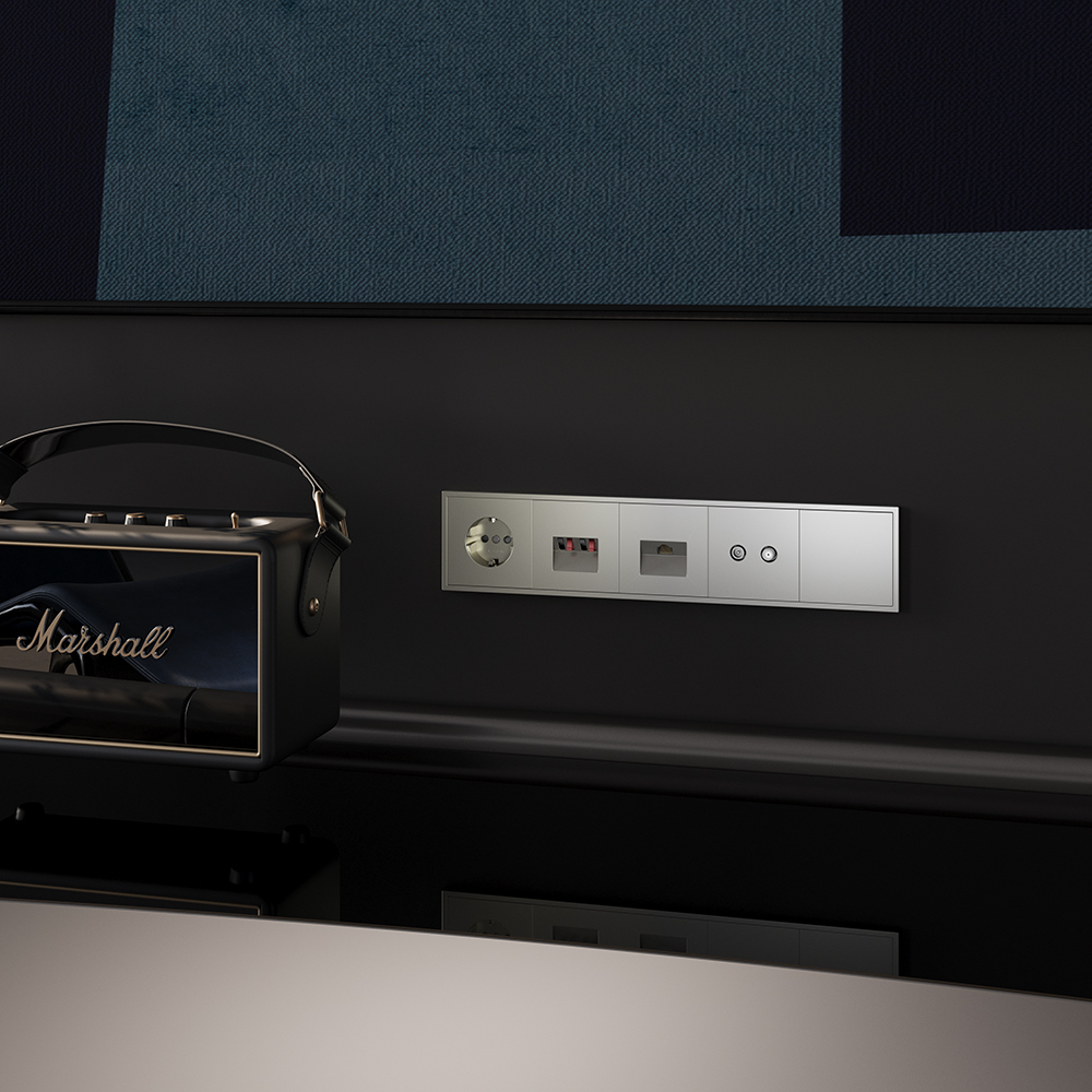 Рамка на 5 постов Voltum S70 VLS100504 (шелк)