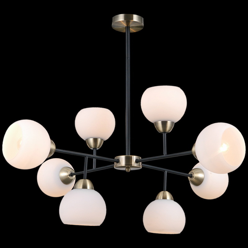 Люстра на штанге Illumico IL0440-8PSQ-79 AB BK