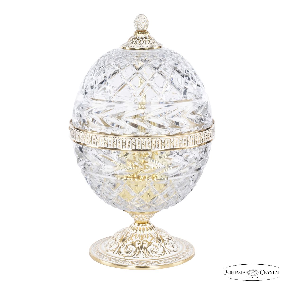 Настольная лампа Bohemia Ivele Crystal 5680L/20 GW Clear/M-1F