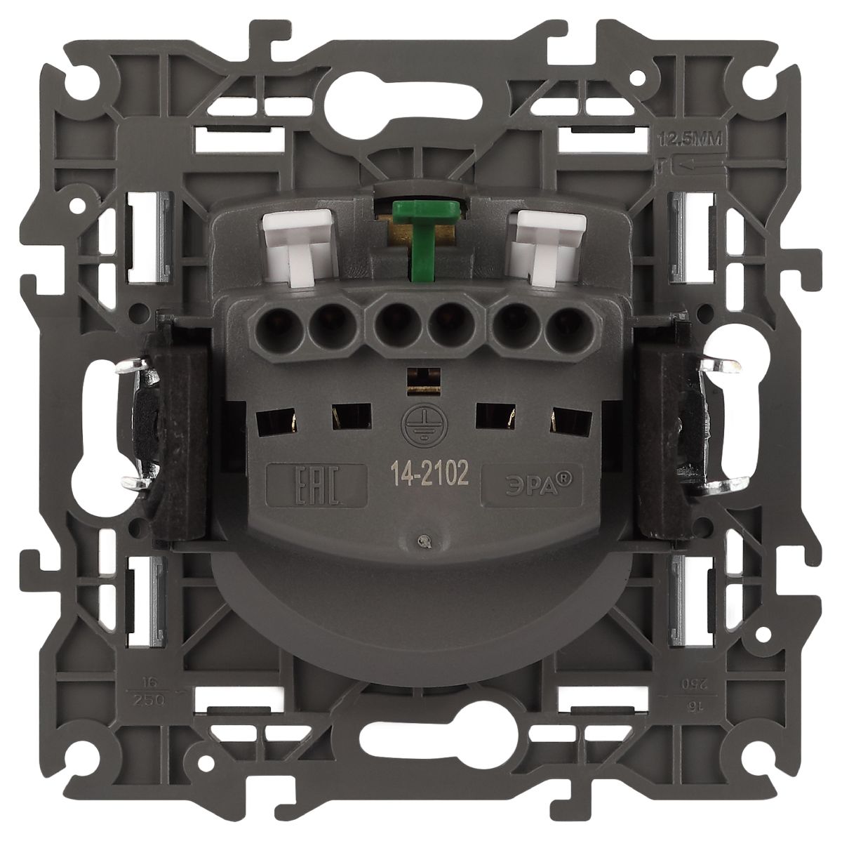 Розетка 2P+E Schuko со шторками Эра Elegance 14-2102-16 Б0065806