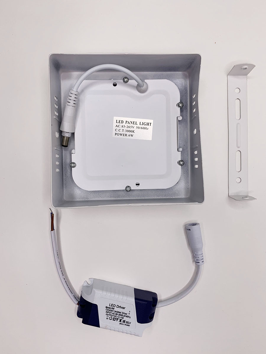 Настенно-потолочный светильник Elvan NLS-702SQ-6W-WW-Wh