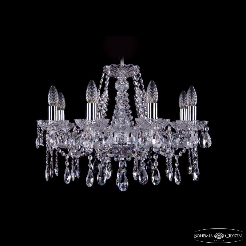 Подвесная люстра Bohemia Ivele Crystal 1413/8/200 Ni