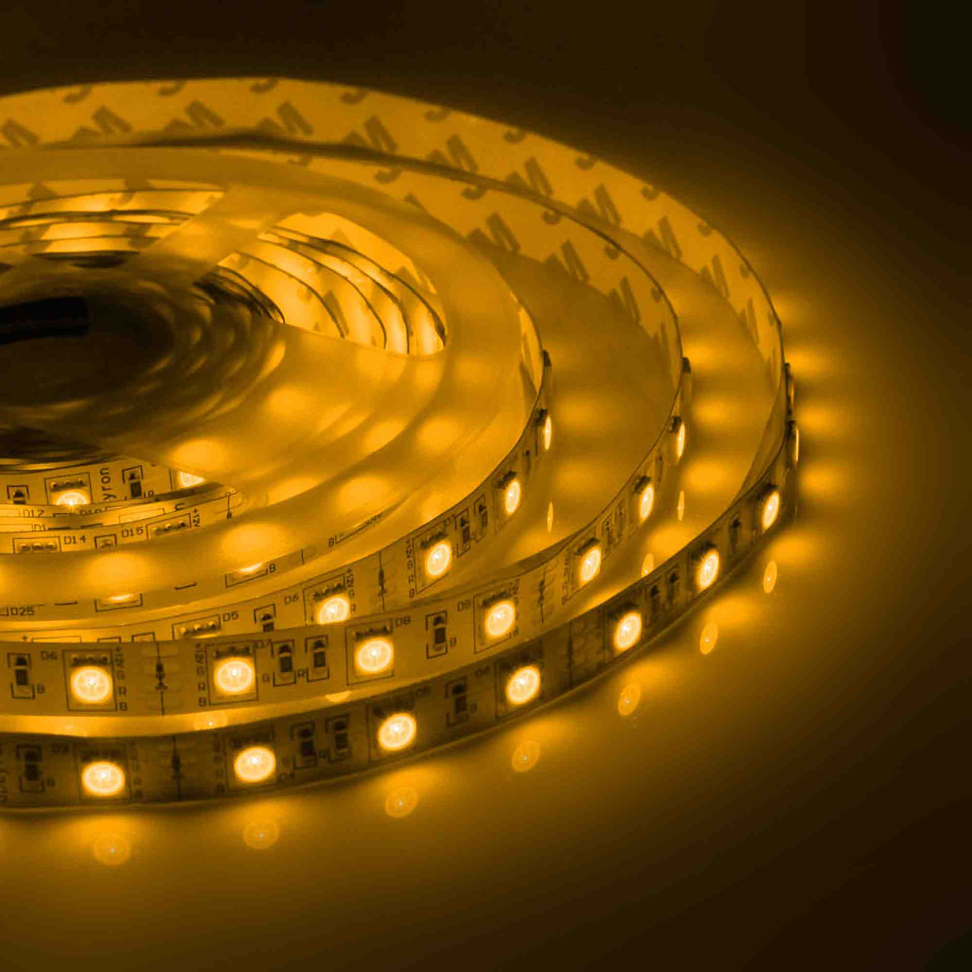 Светодиодная лента Apeyron 12В СТ 7,2Вт/м smd5050 30д/м IP20 5м RGB 38BL