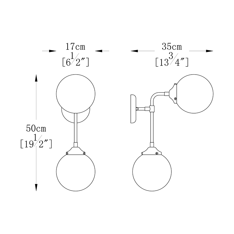 Бра Zumaline RIANO W0454-02D-SDAC
