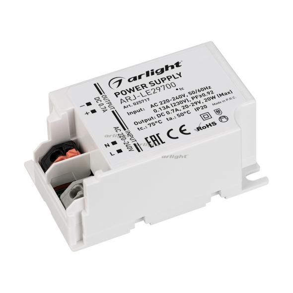 Блок питания Arlight ARJ-LE29700 (20W, 700mA, PFC) 025717