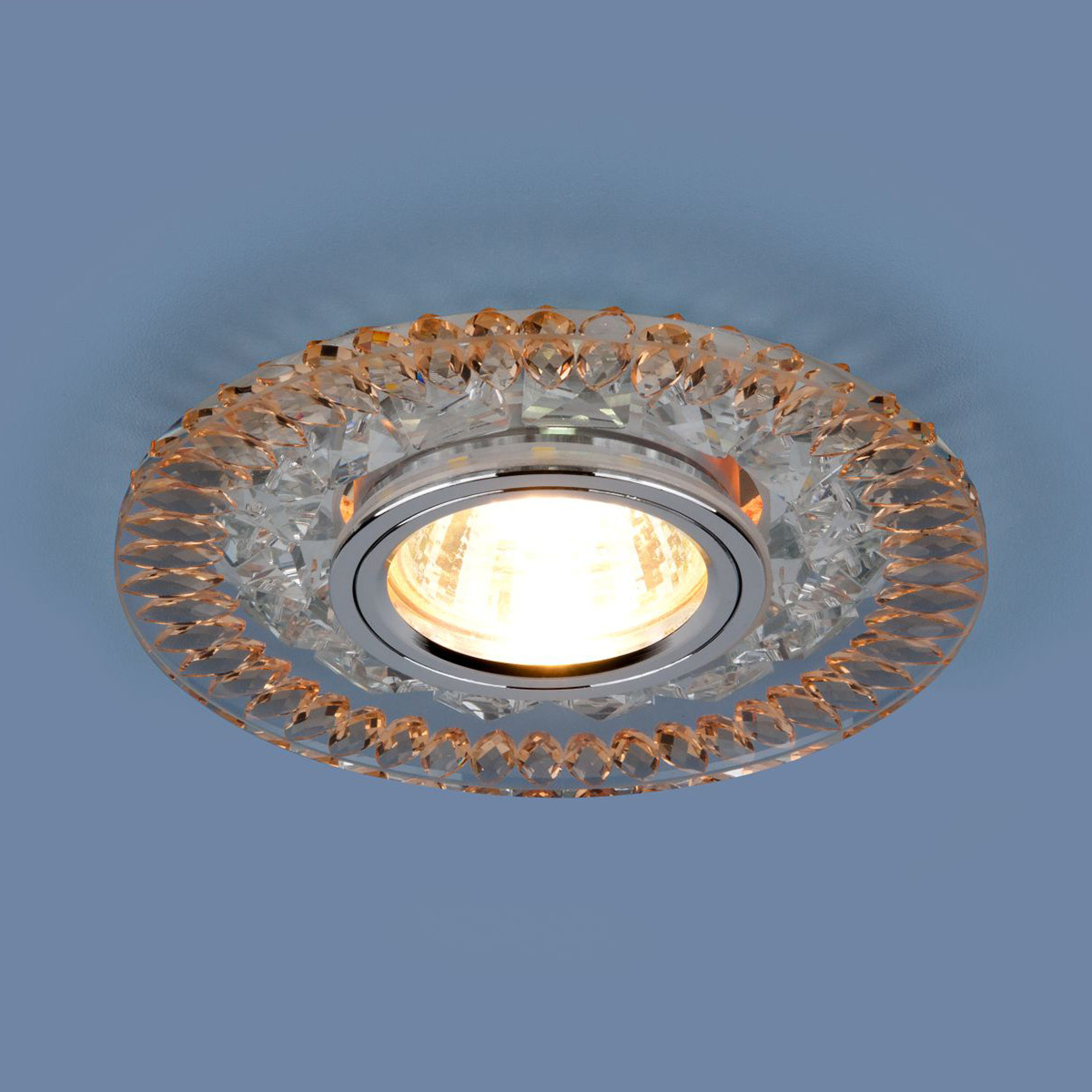 Встраиваемый светильник Elektrostandard 2198 MR16 CL/GD прозрачный/золото 4690389101038