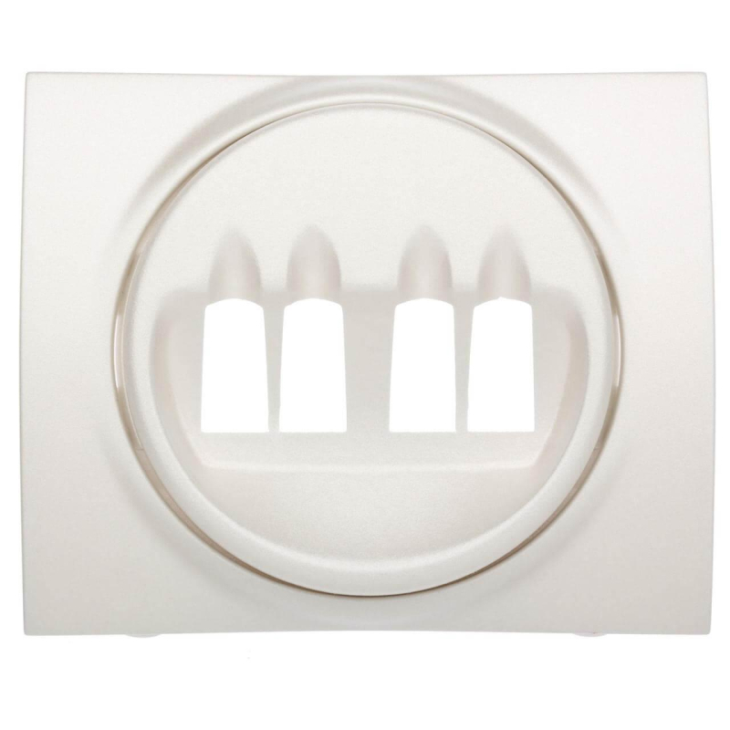 Лицевая панель Legrand Galea Life двойной розетки акустических систем перламутр 771525