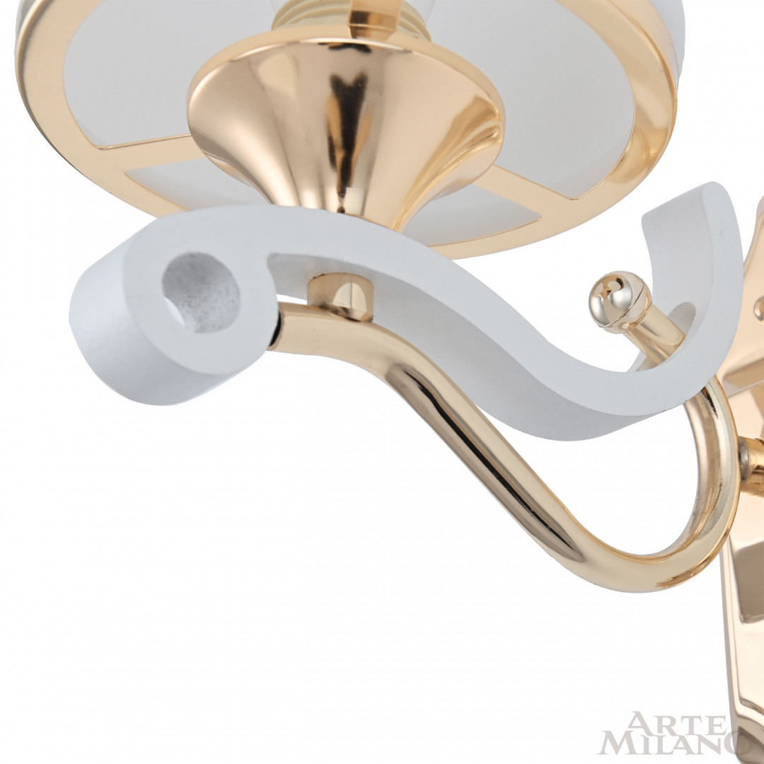 Бра Arte Milano Florentia-3987 303987/1W Wh/Gd