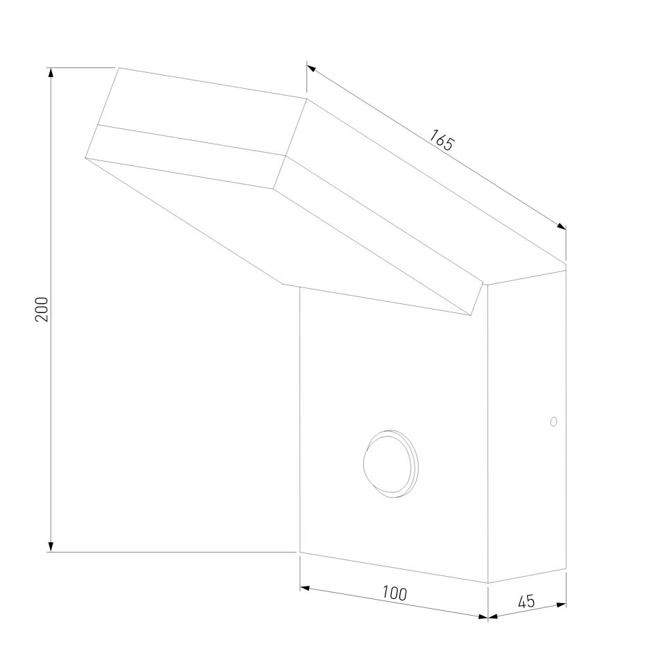 Уличный настенный светильник Elektrostandard Sensor 4690389175008