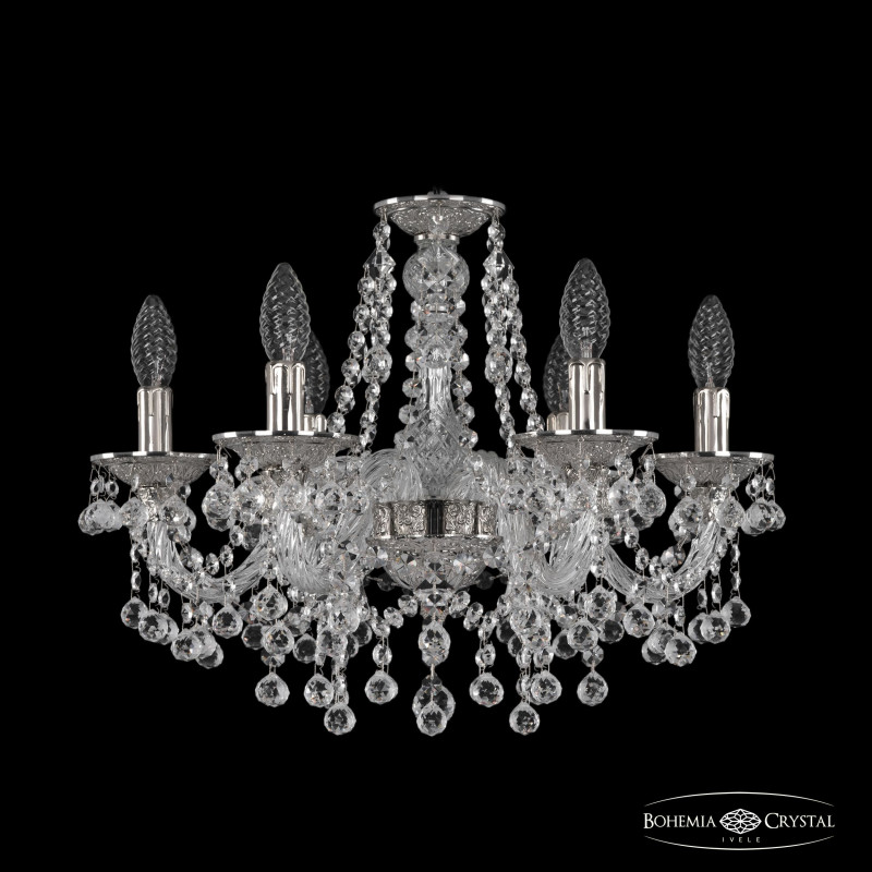Подвесная люстра Bohemia Ivele Crystal 16109/6/165 Ni