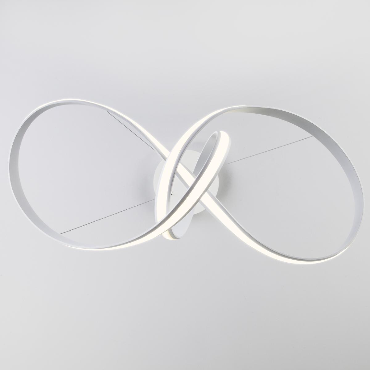 Подвесной светодиодный светильник Eurosvet Kink 90174/1 белый