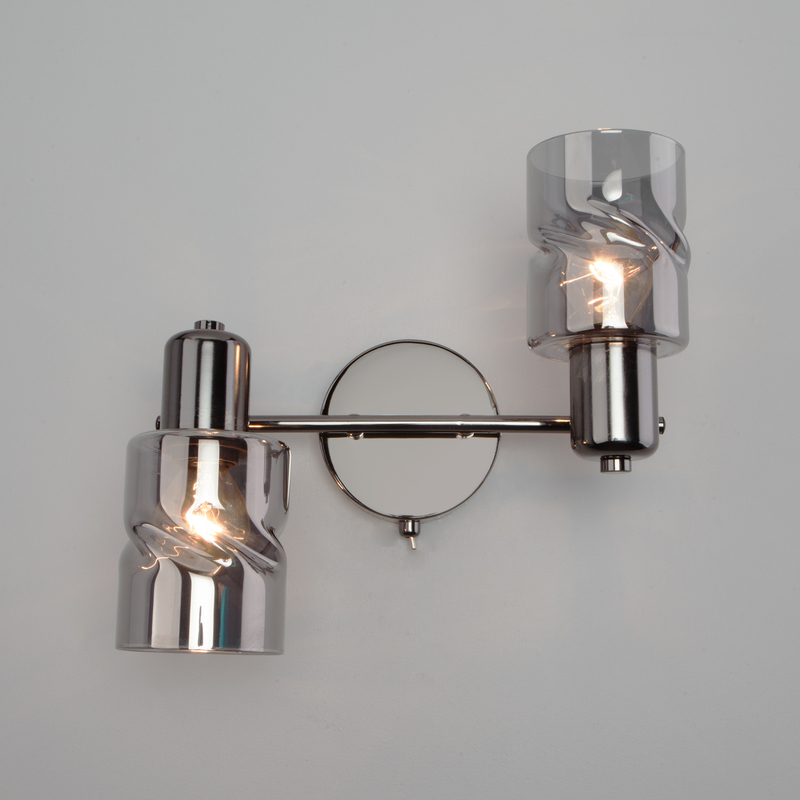 Настенный светильник Eurosvet Ansa 20120/2 чёрный жемчуг