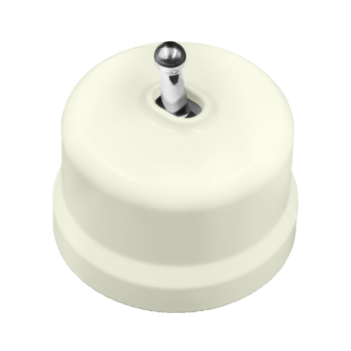 Выключатель одноклавишный тумблерный Bironi Лизетта B1-231-211-S