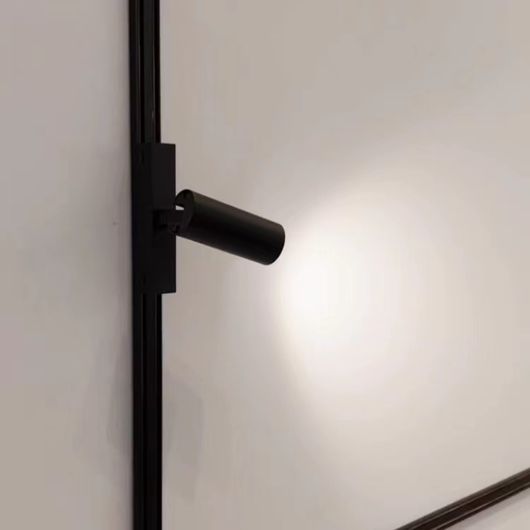 Трековый магнитный светильник iLedex Vision 4825-042-D34-8W-40DG-4000K-BK