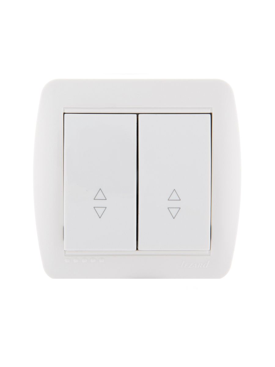 Выключатель проходной двойной Lezard Demet 711-0200-106