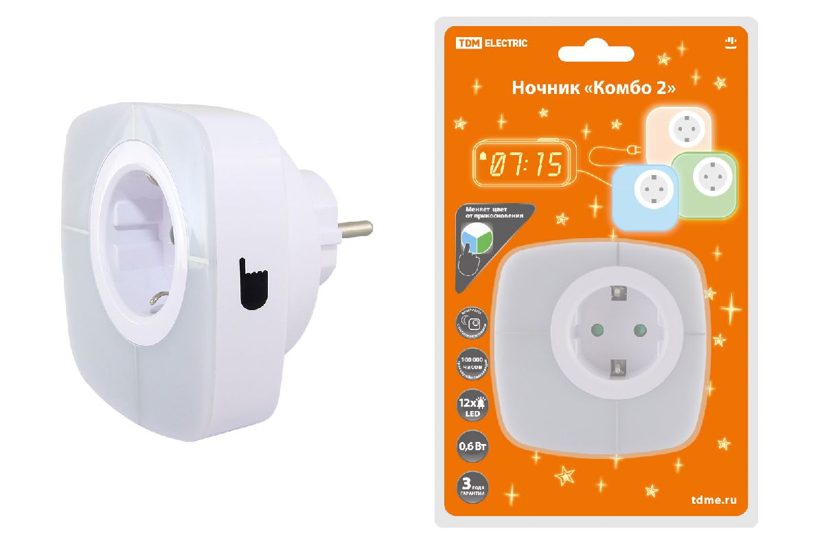 Светильник-ночник TDM Electric Комбо 2 SQ0357-0028