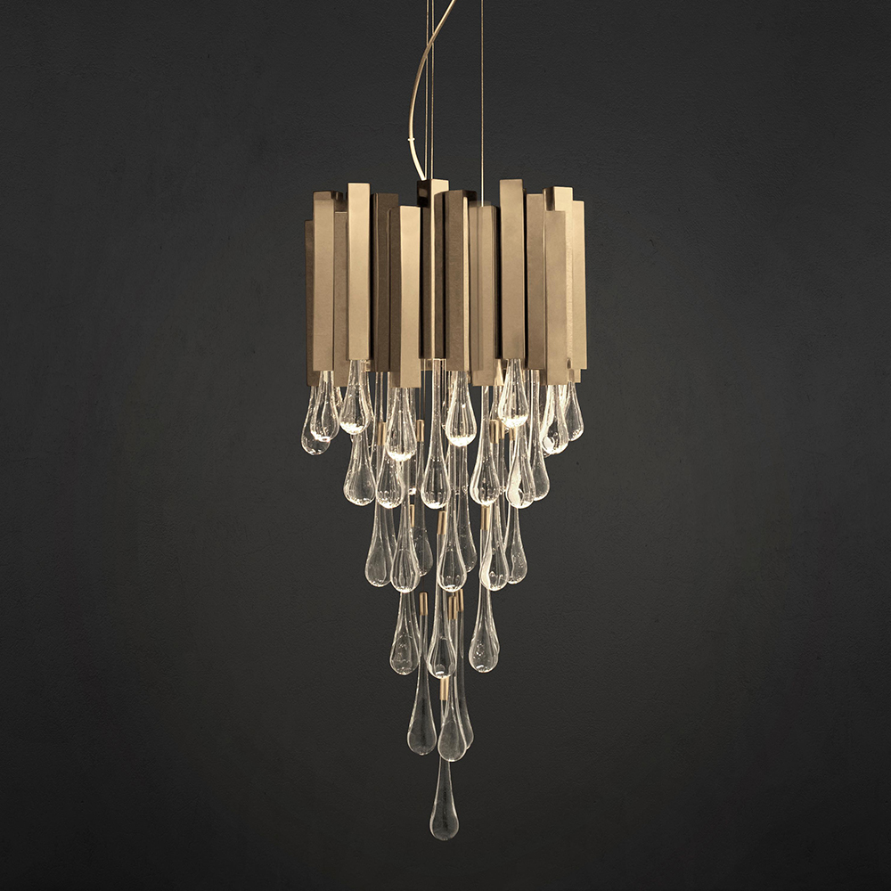 Подвесная люстра Delight Collection Trump KM0988P-8 gold