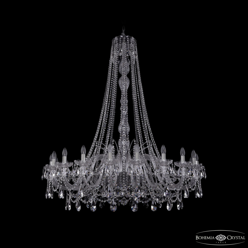 Подвесная люстра Bohemia Ivele Crystal 1411/20/460/h-151 Ni