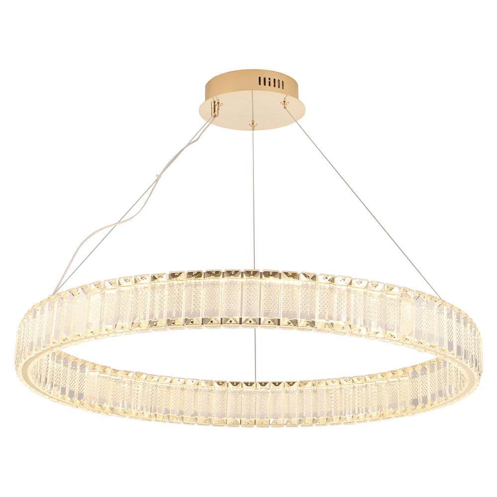Подвесная люстра Crystal Lux MUSIKA SP70W LED GOLD