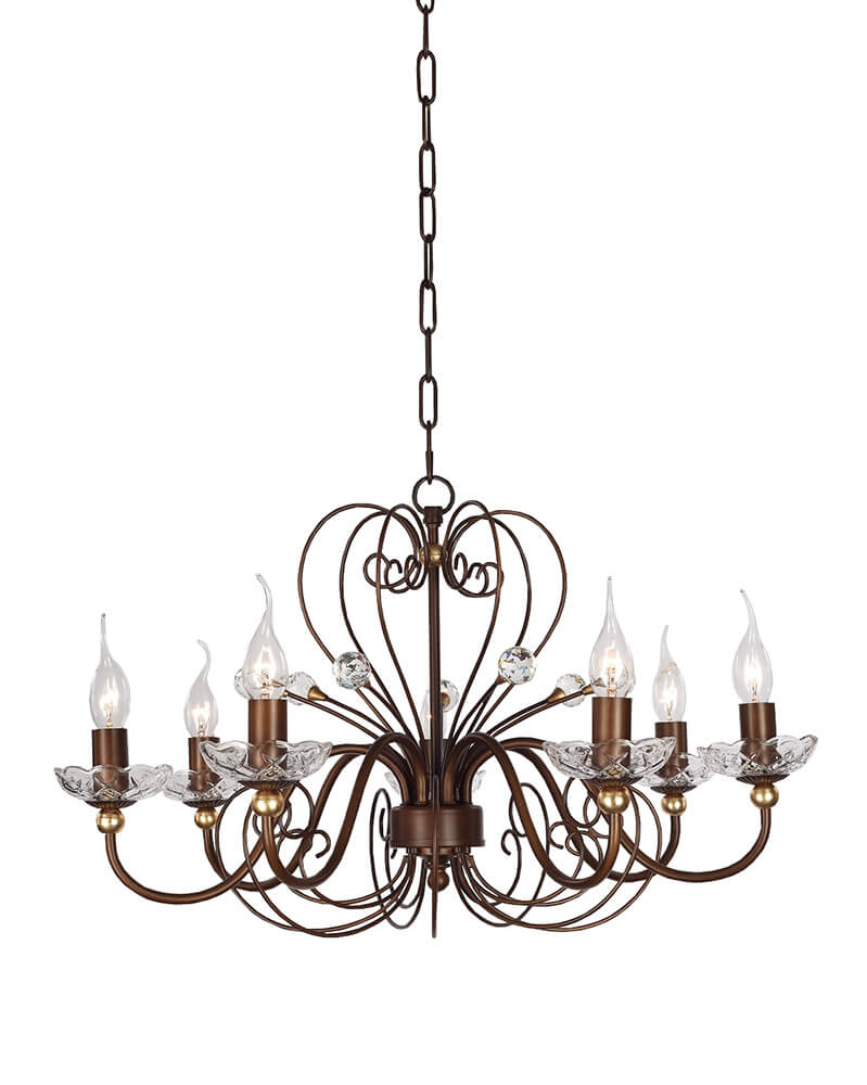 Подвесная люстра Lumien Hall Брилл H17032/7RBOC