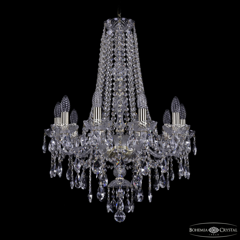 Подвесная люстра Bohemia Ivele Crystal 1415/10/200/h-75 G