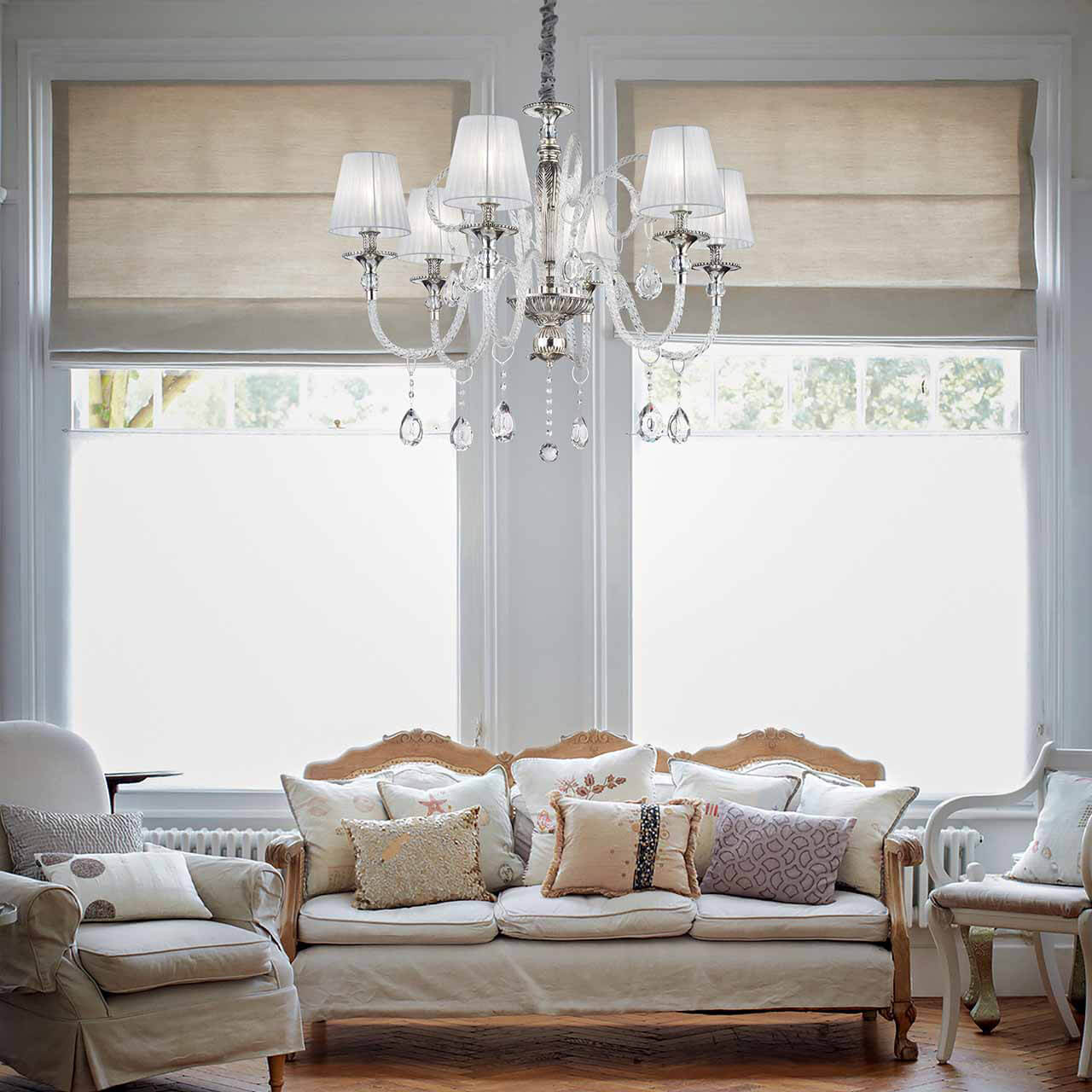 Подвесная люстра Ideal Lux Romantik SP6 174945