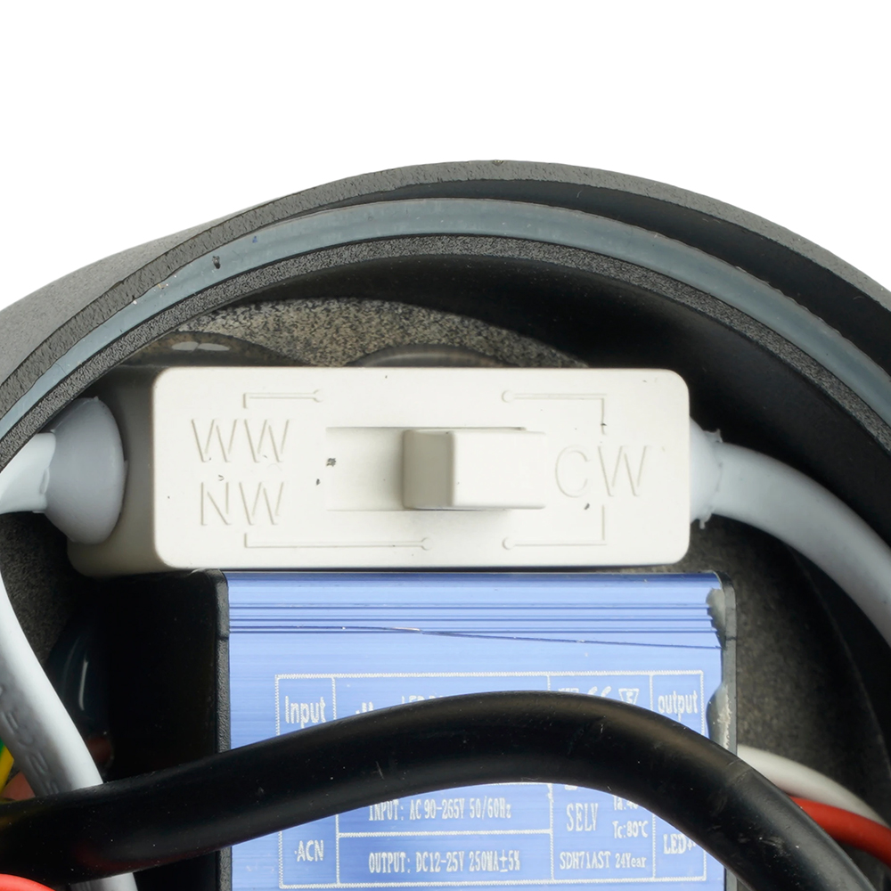 Уличный настенный светильник Feron Дели DH500, 6W, 55Lm, 3000/4000/6400К, черный 51828