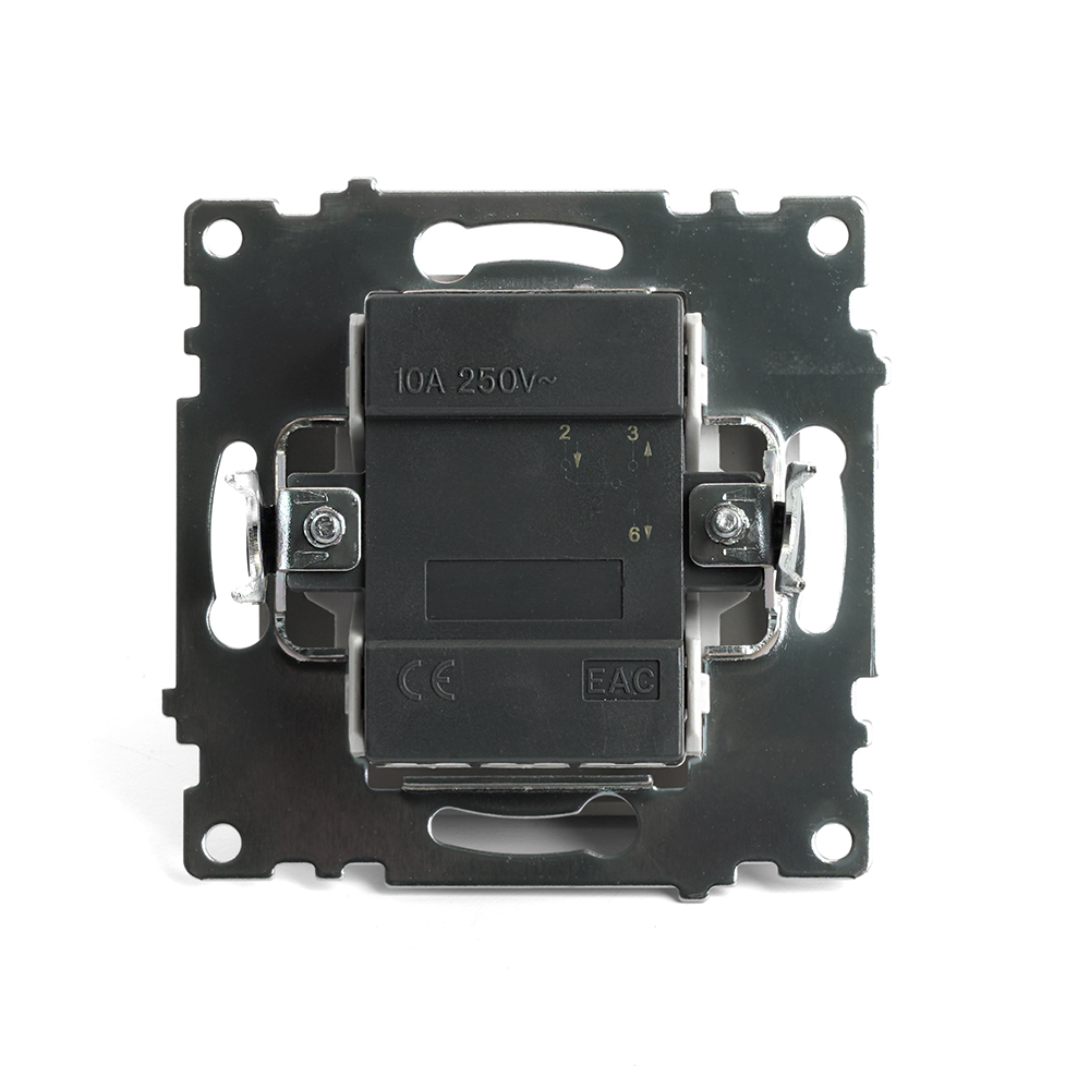 Переключатель 1-клавишный Stekker Катрин GLS10-7105-08 49214